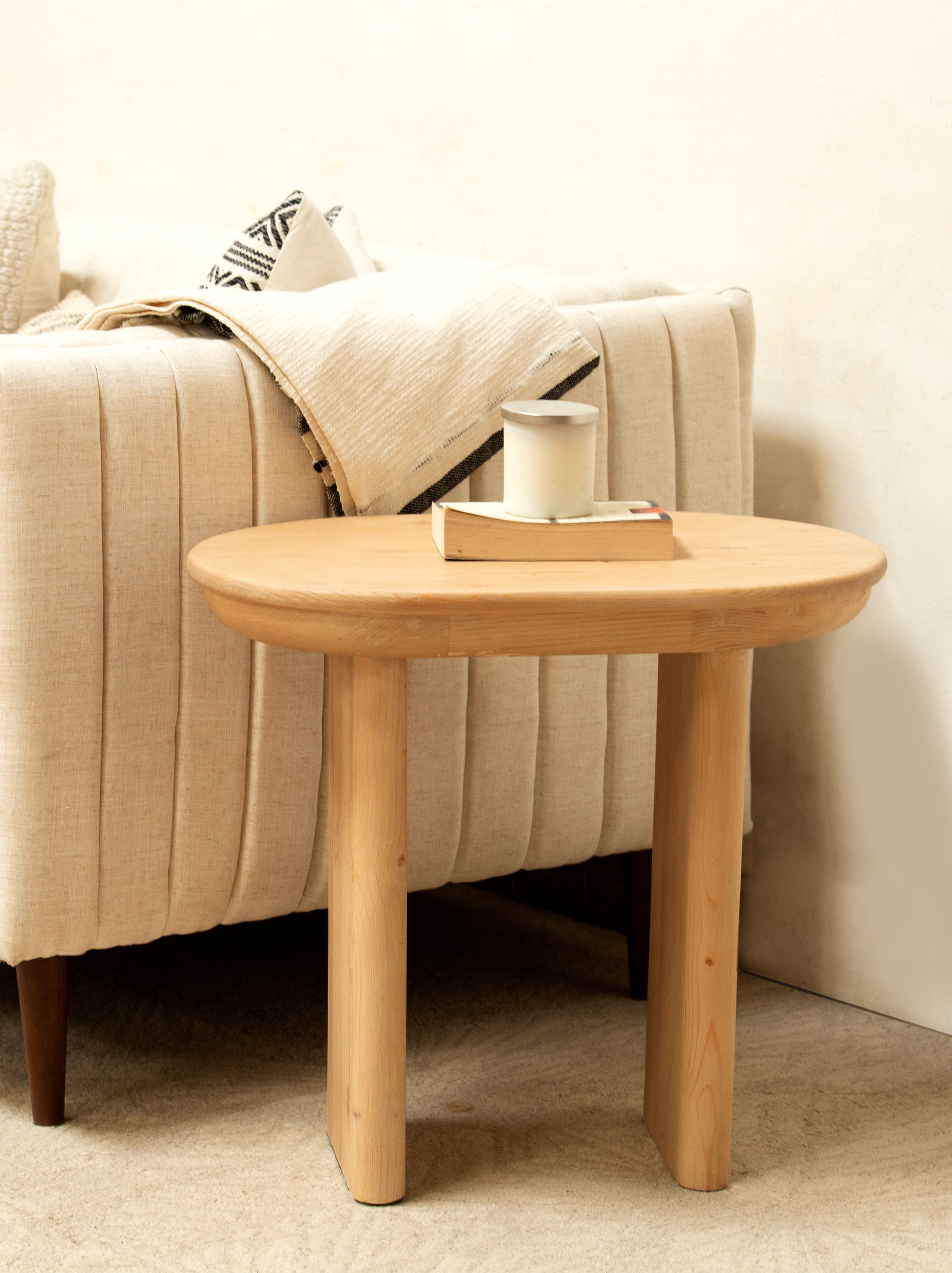 Ridge Wooden Side Table Online by Mango Furniture Inc