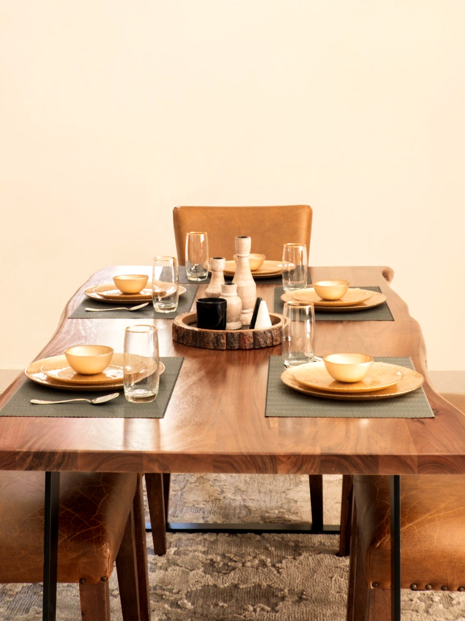 Stylish Live Edge Dining Table for Contemporary Interiors