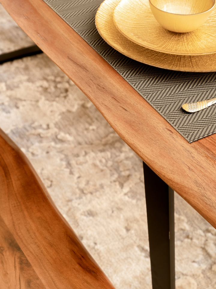 Buy live edge wooden bench online USA