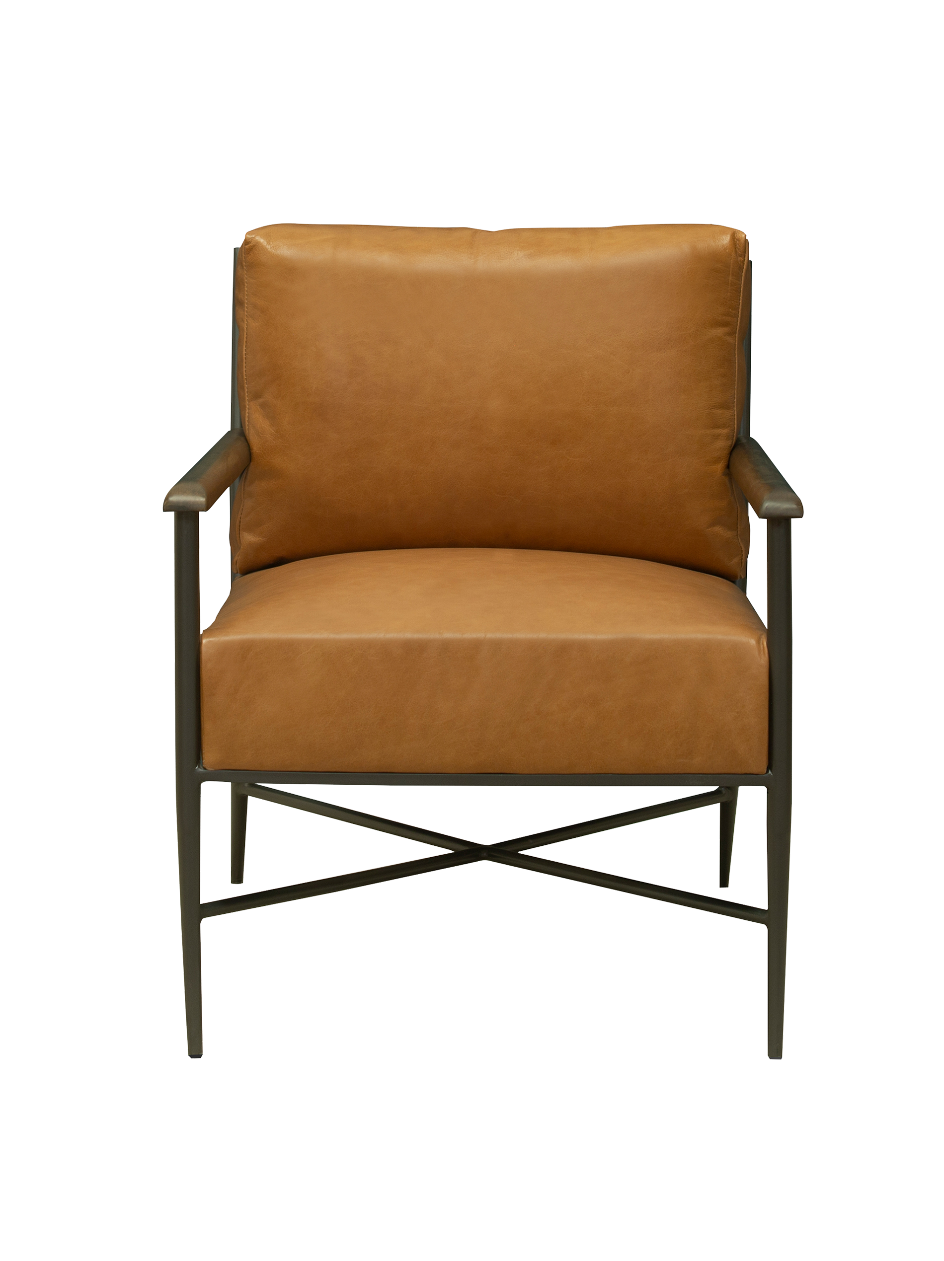 Designer Mitzi chair with wooden legs and fabric finish