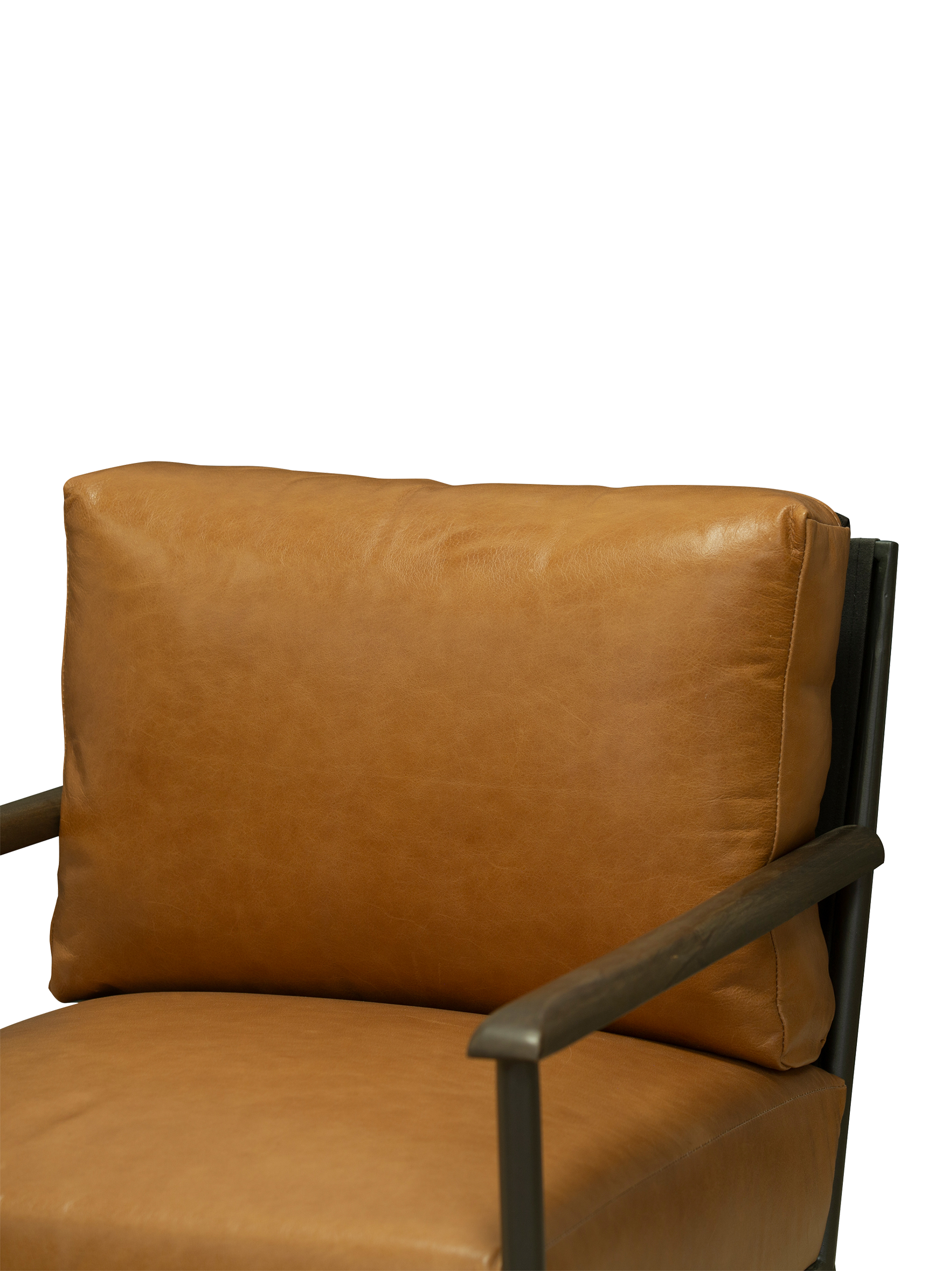 Comfortable upholstered Mitzi accent chair
