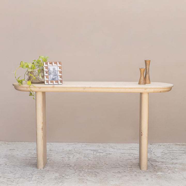 Ridge Wooden Console Table Online by Mango Furniture Inc