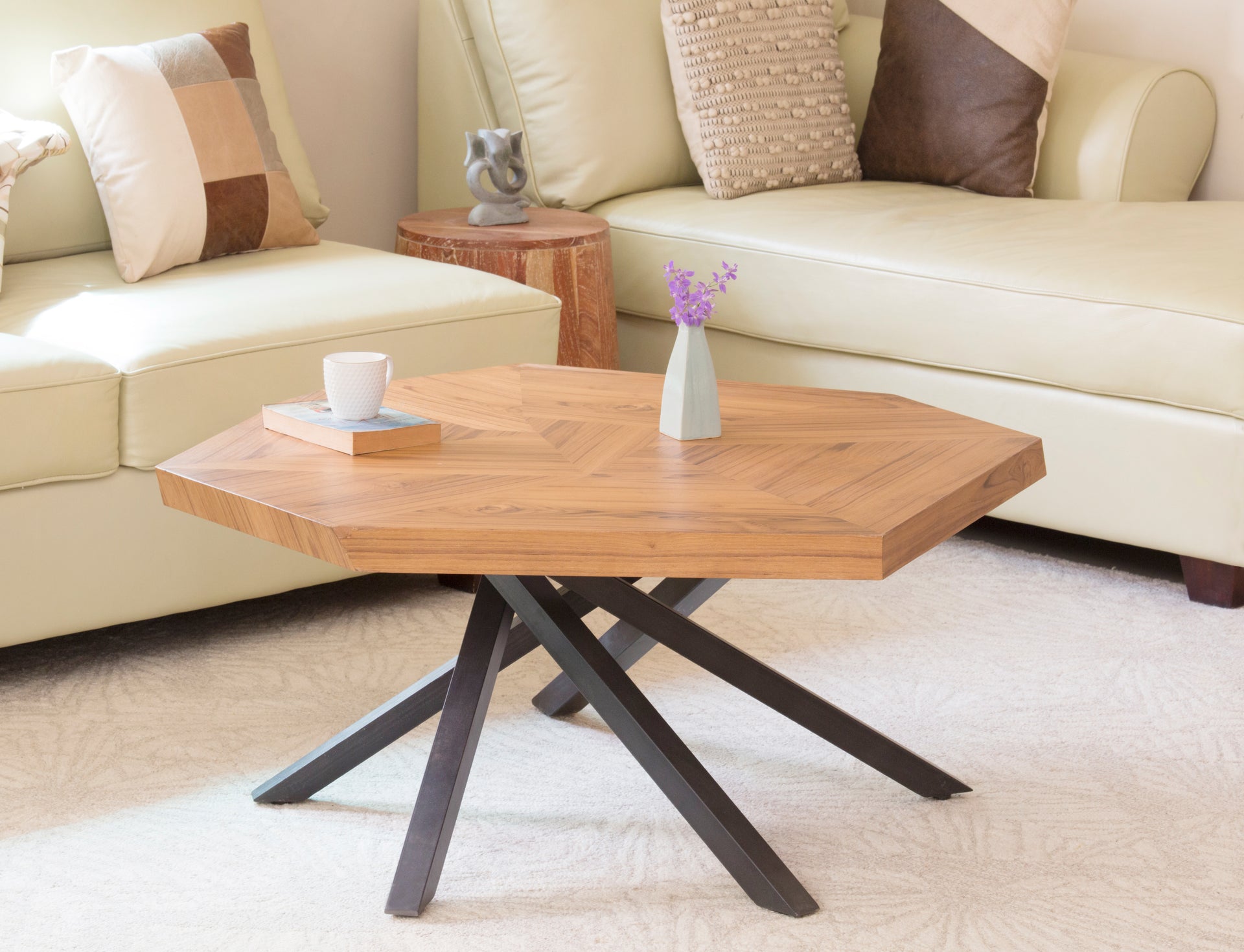 Amelia solid wood coffee table USA online