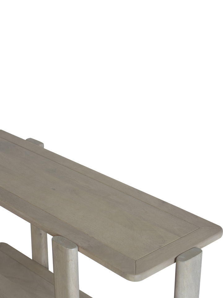 Durable Solid Mango Wood Console Table for Entryway