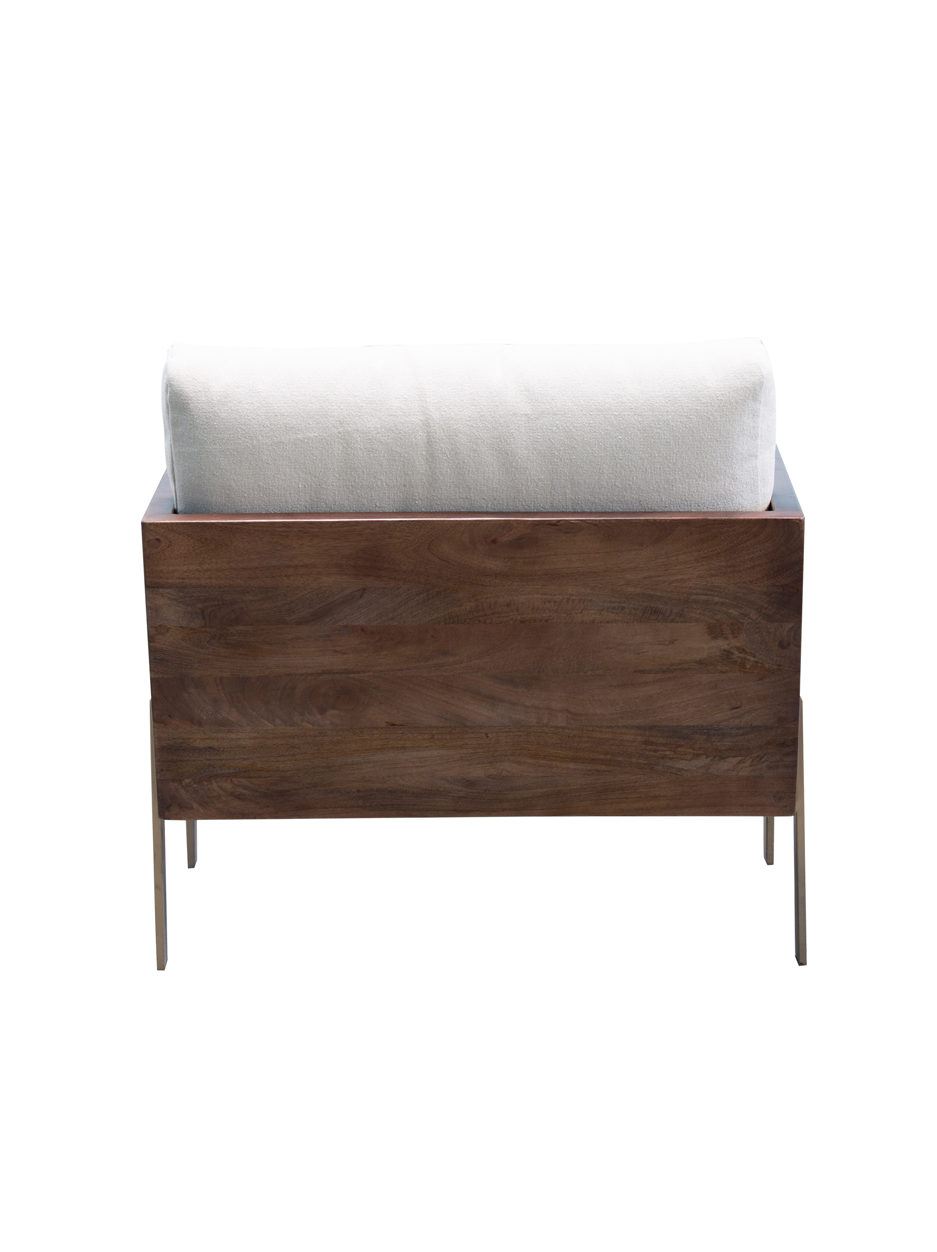 Luxury Burano chair with wooden legs and fabric finish