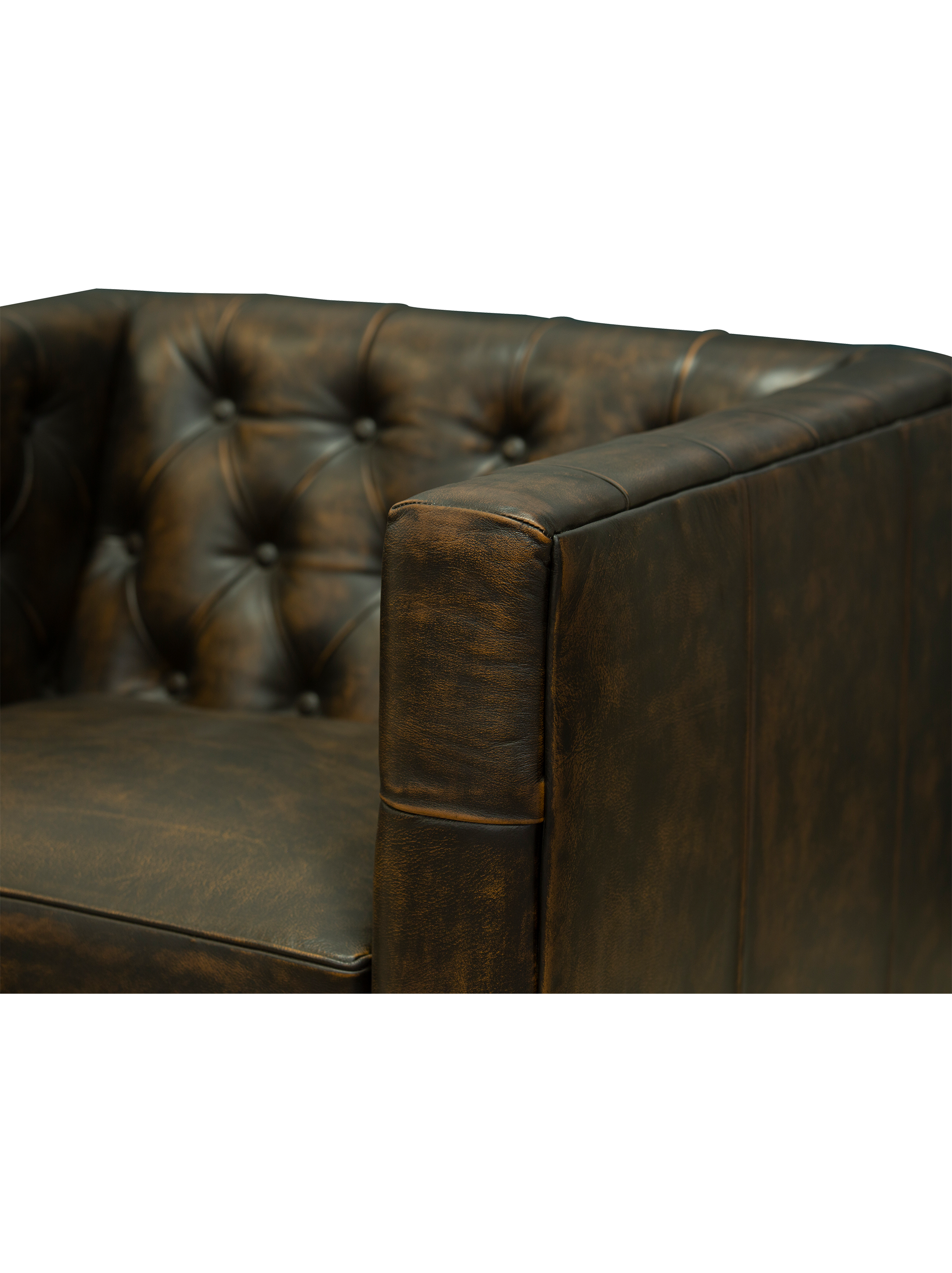 Designer Jefferson tufted accent chair for home interiors