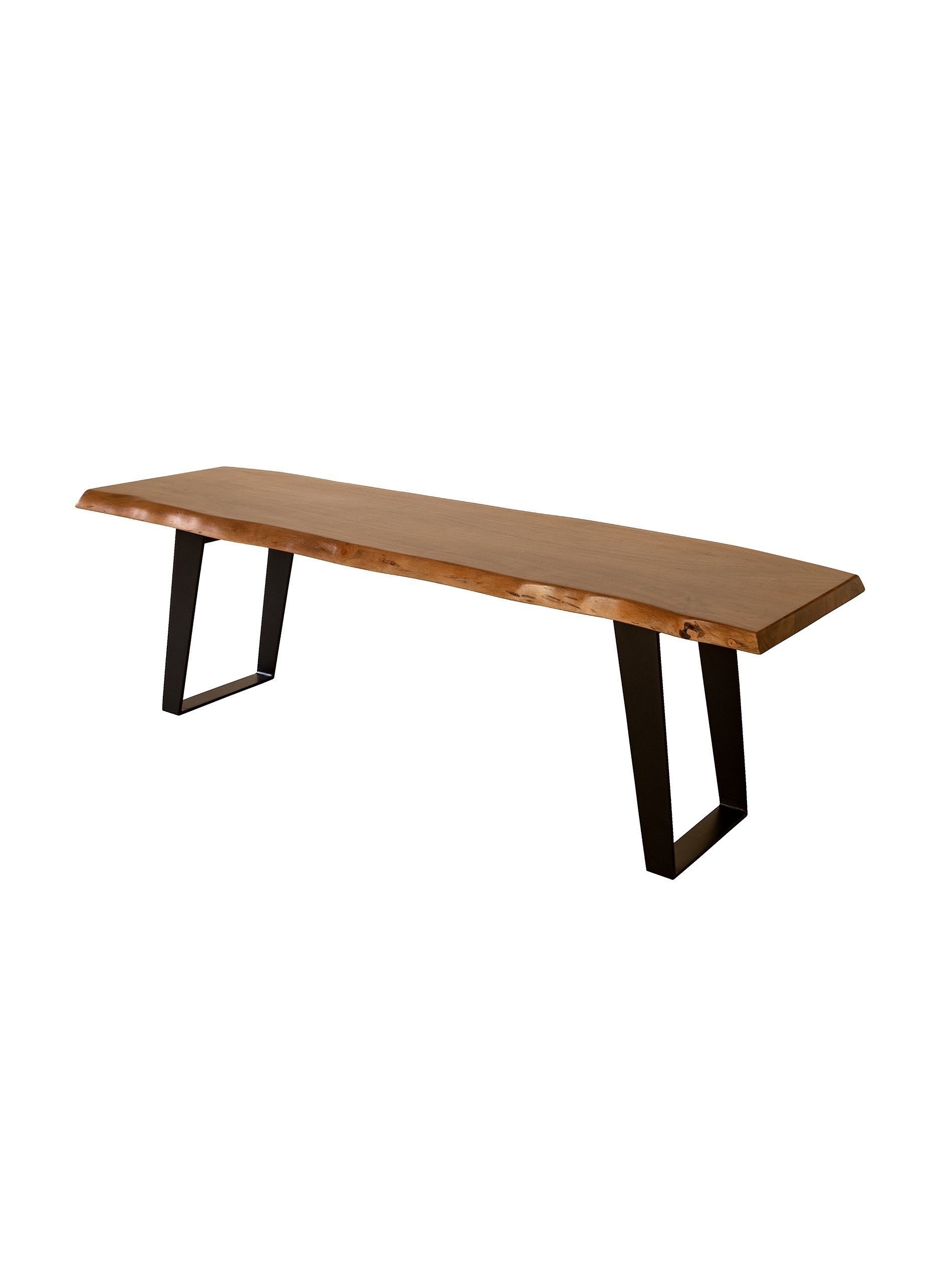 Solid wood live edge bench Mango Furniture Inc USA