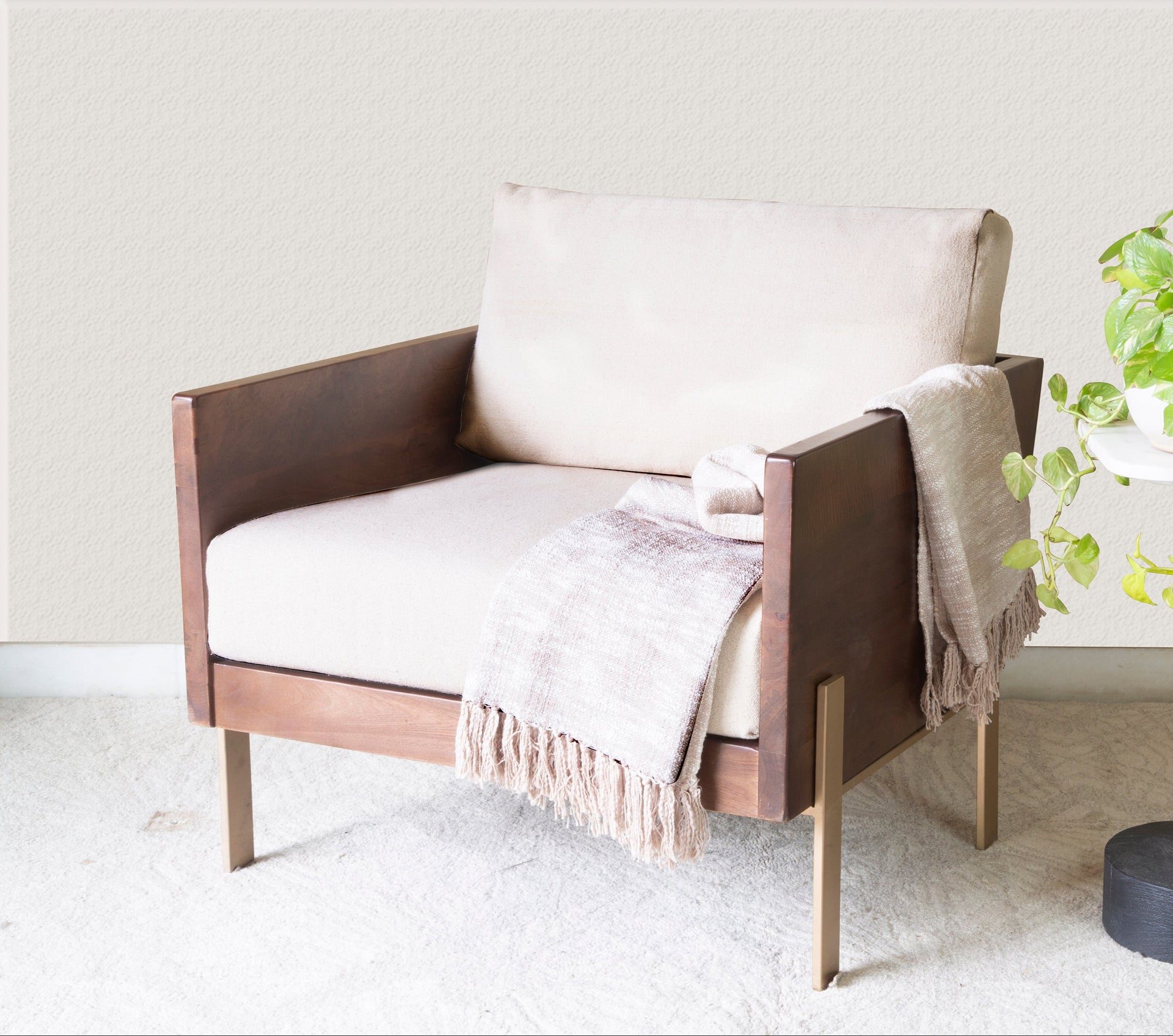 Stylish Burano chair for living room interiors