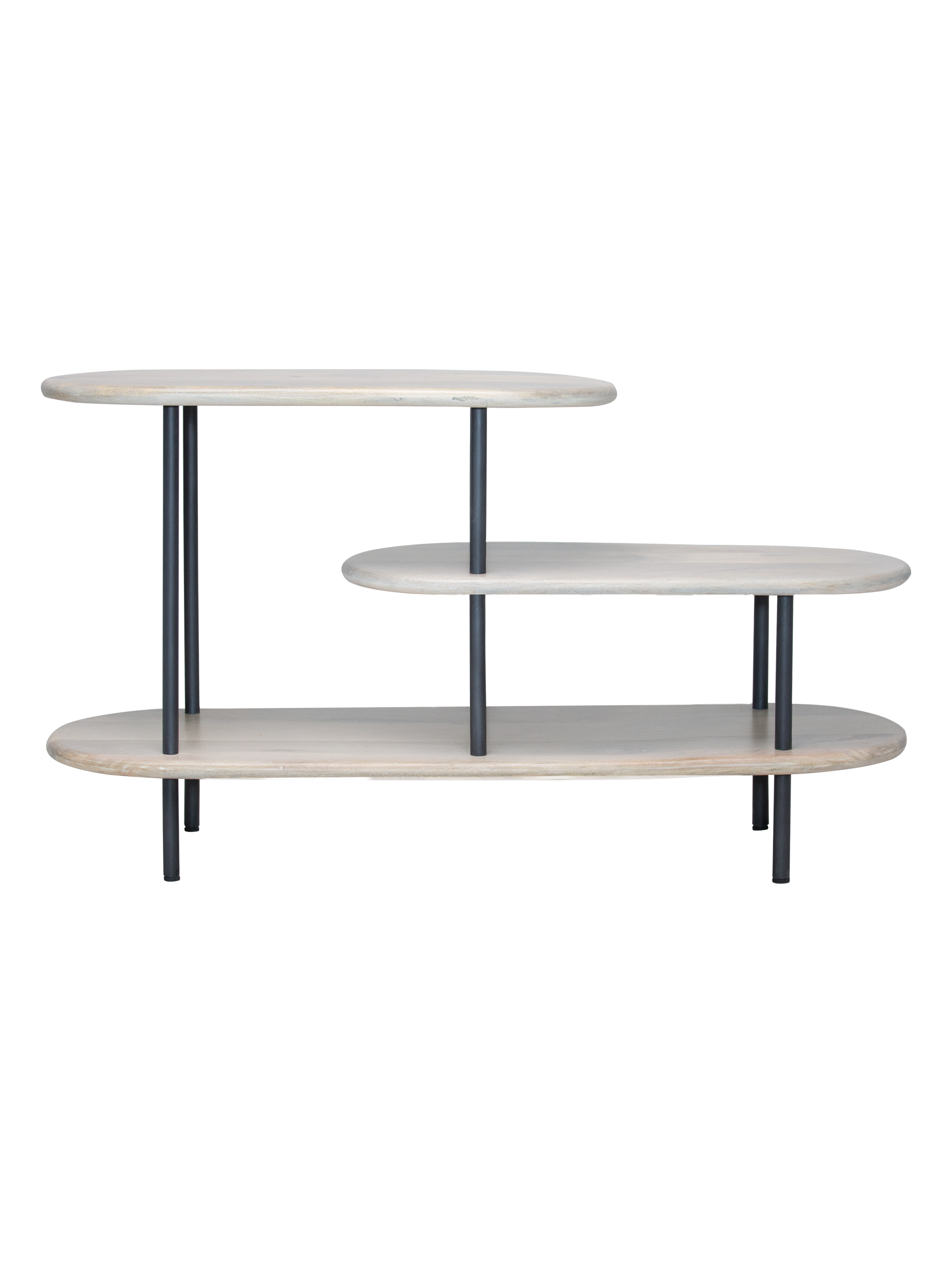 Compact Griffith oval bookcase small for home decor