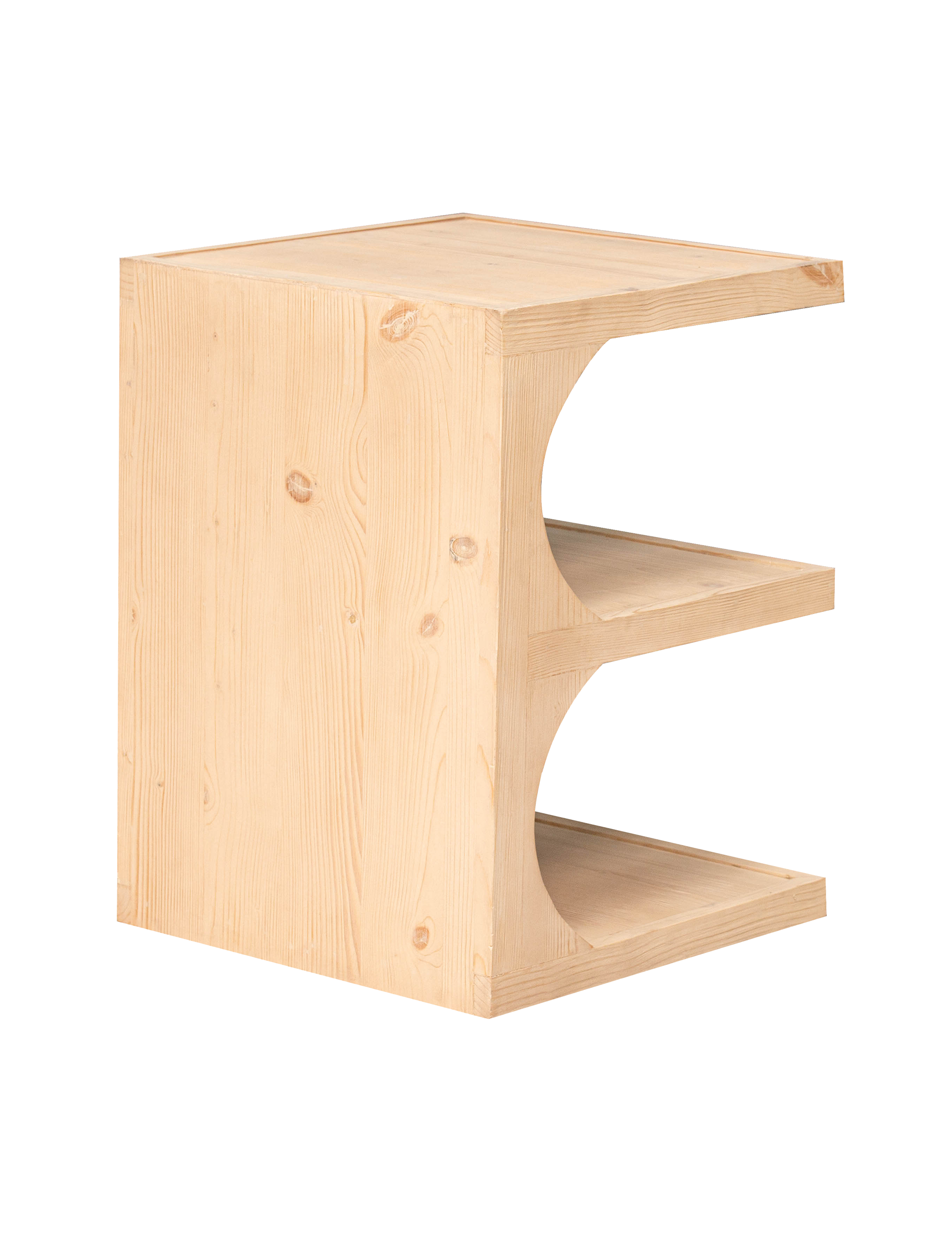 Wooden Quinn Side Table with Storage