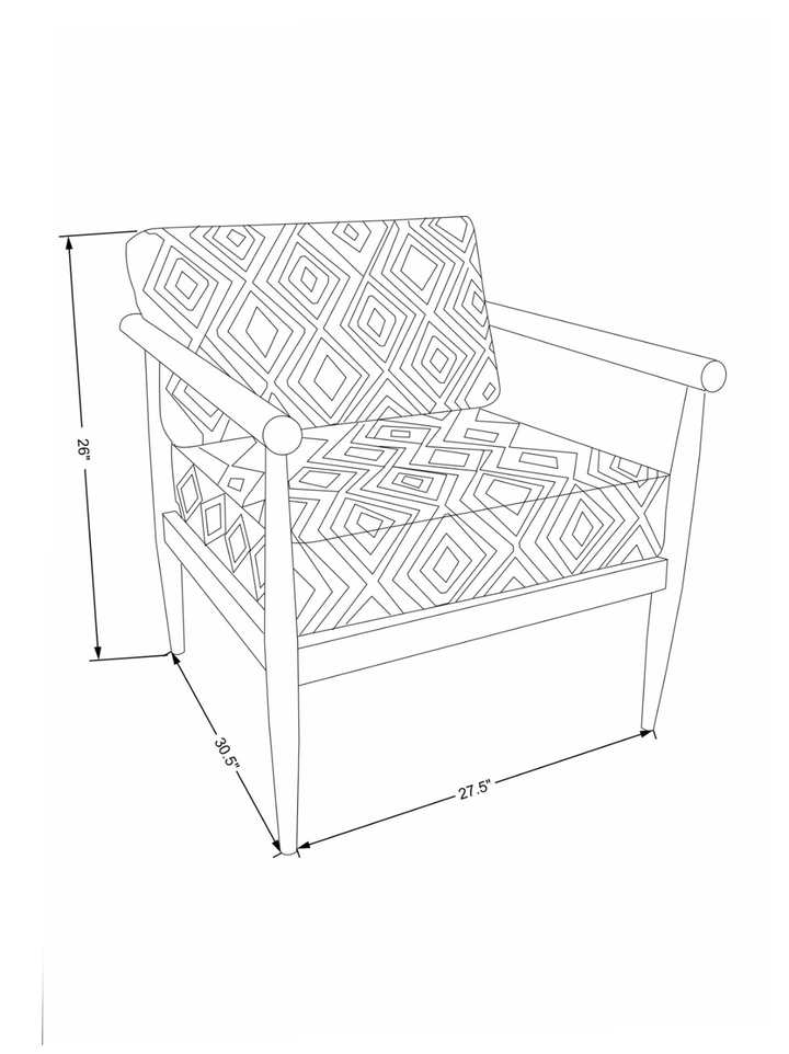 Elegant Rihanna accent chair for home interiors