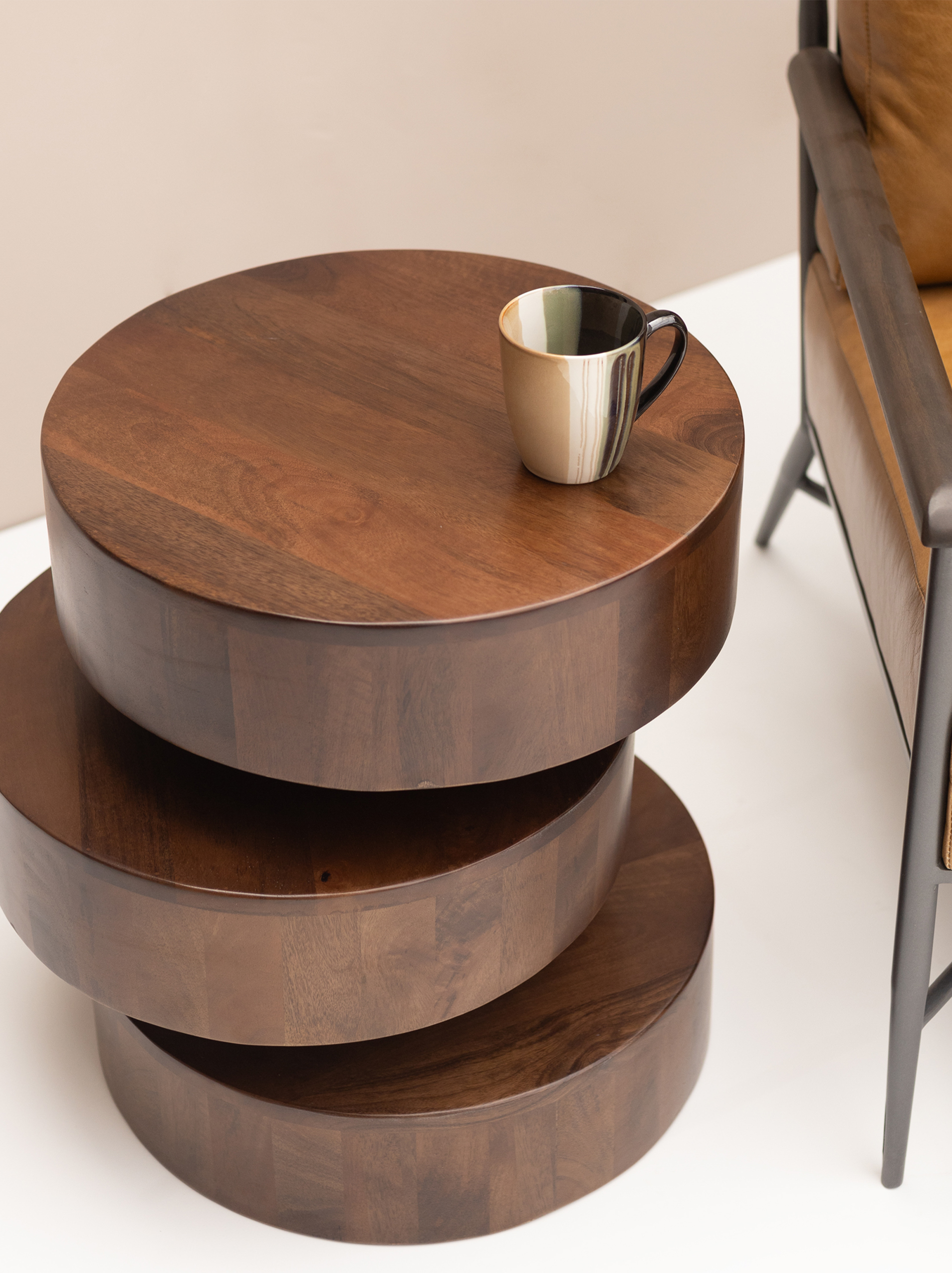 Riley Wooden Side Table Online by Mango Furniture Inc