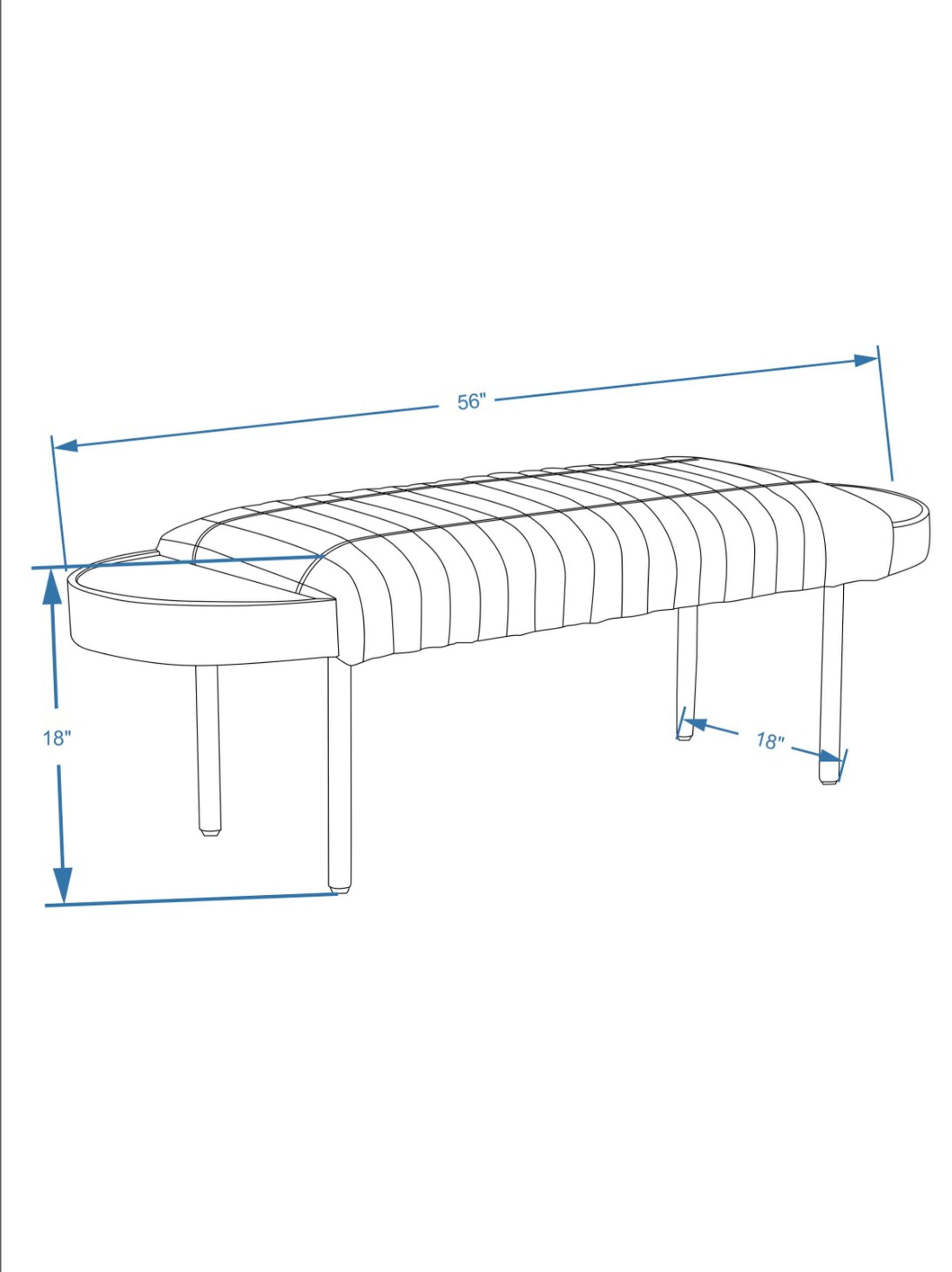 Buy Zehara bench online USA – solid wood furniture