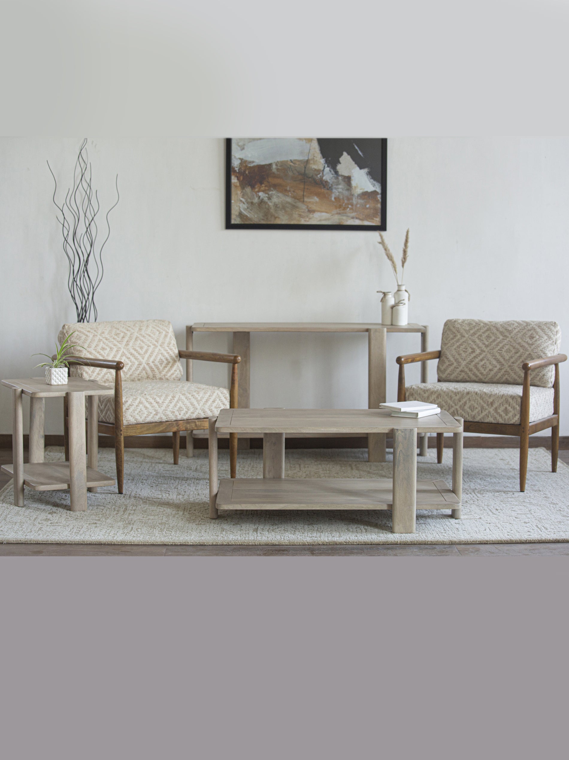 Solid Mango Wood Ariah Coffee Table
