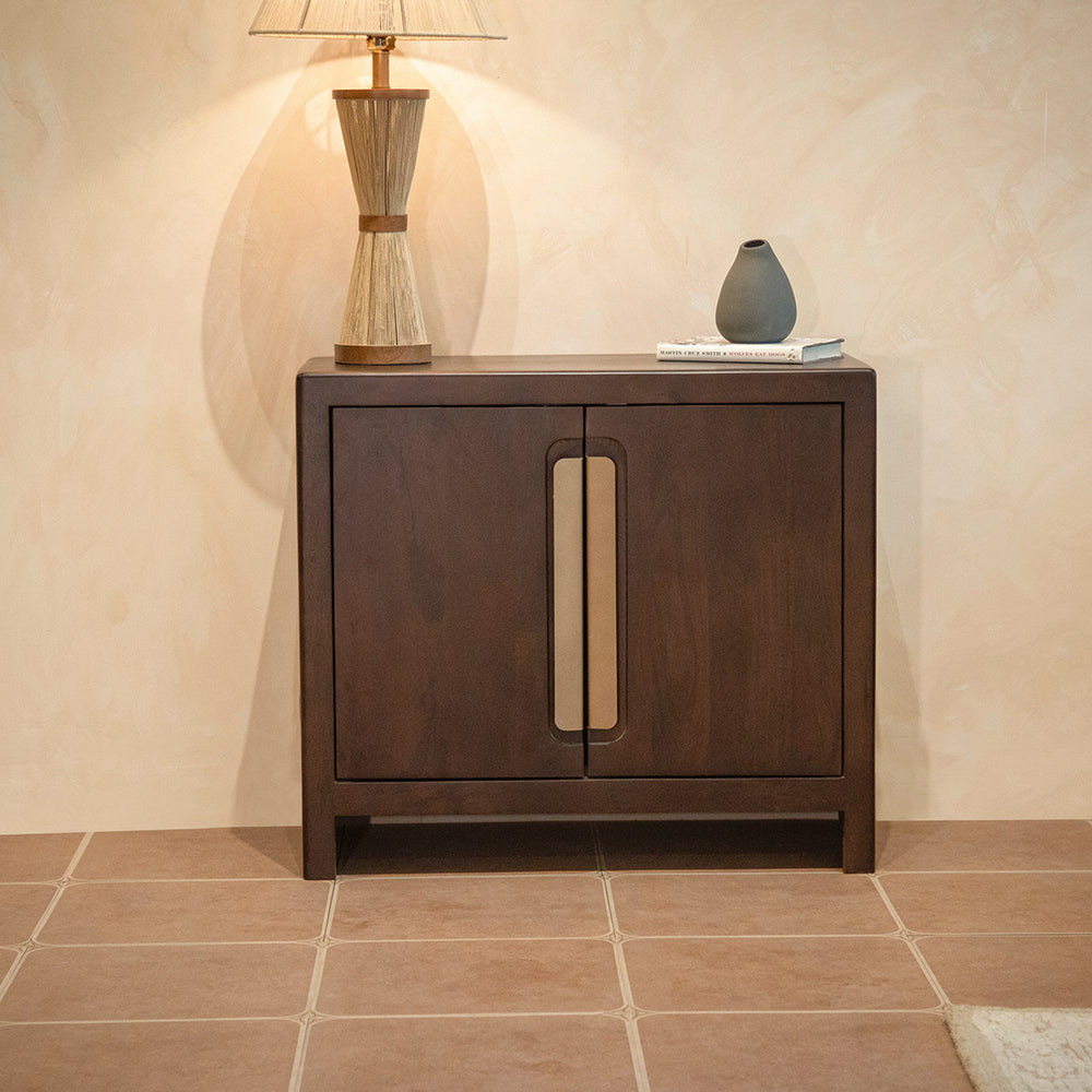 Nora 2 door solid wood Accent Cabinet
