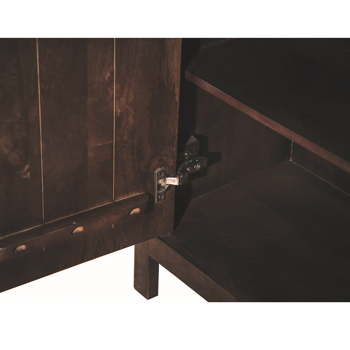 Nora 2 door solid wood Accent Cabinet