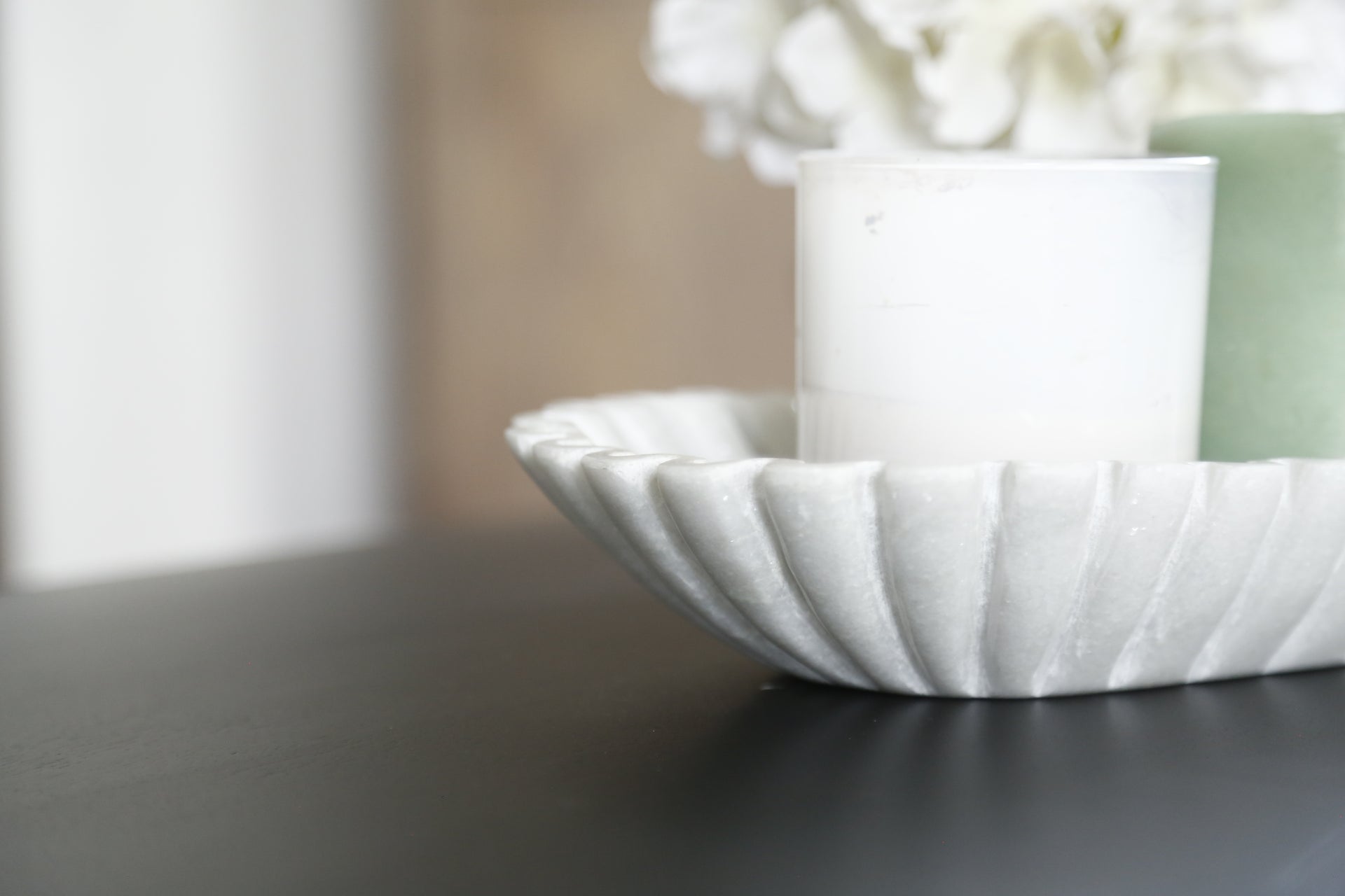 Tracy Multipurpose Hand Carved Genuine Marble Tray