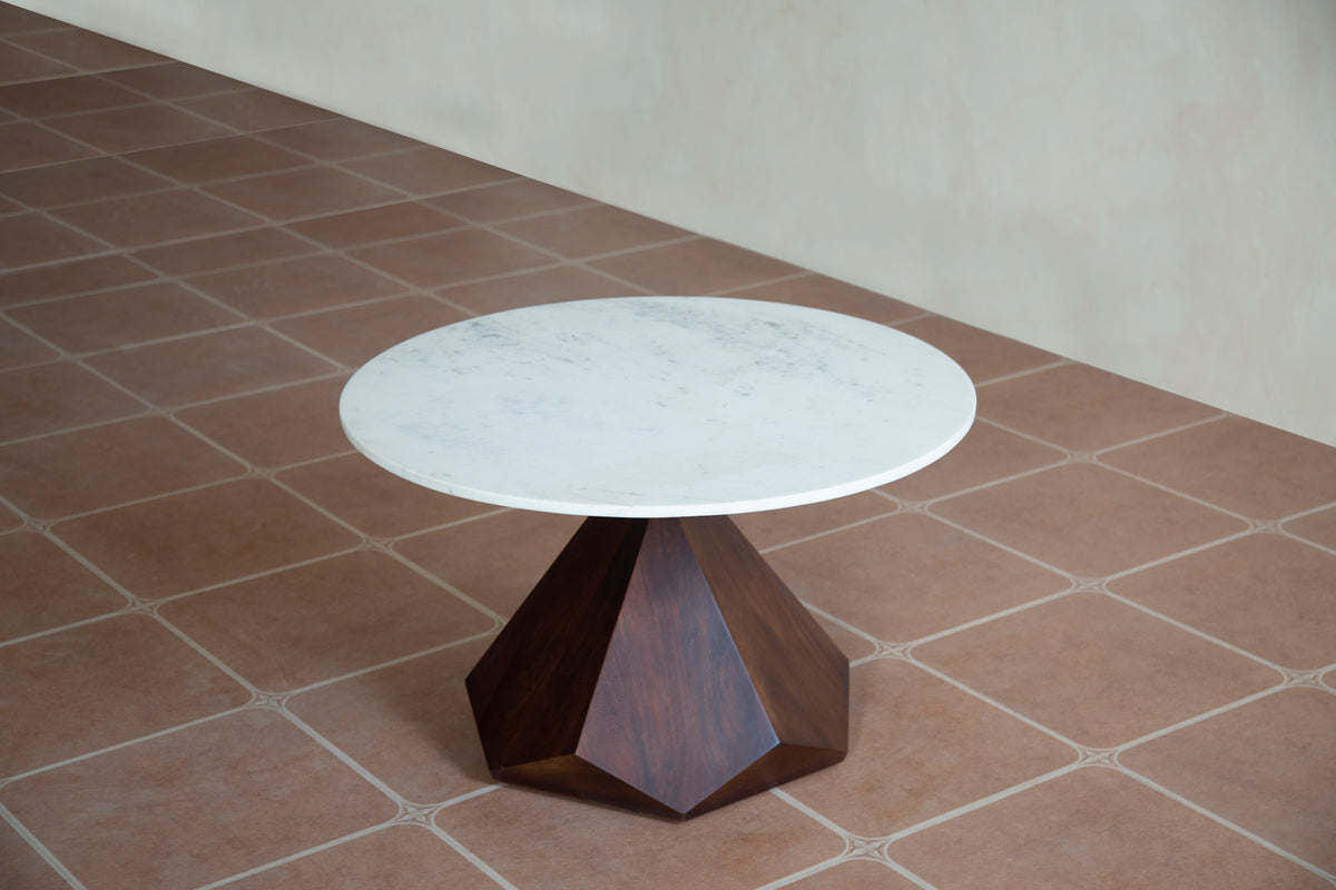 Geometric Marble Coffee Table