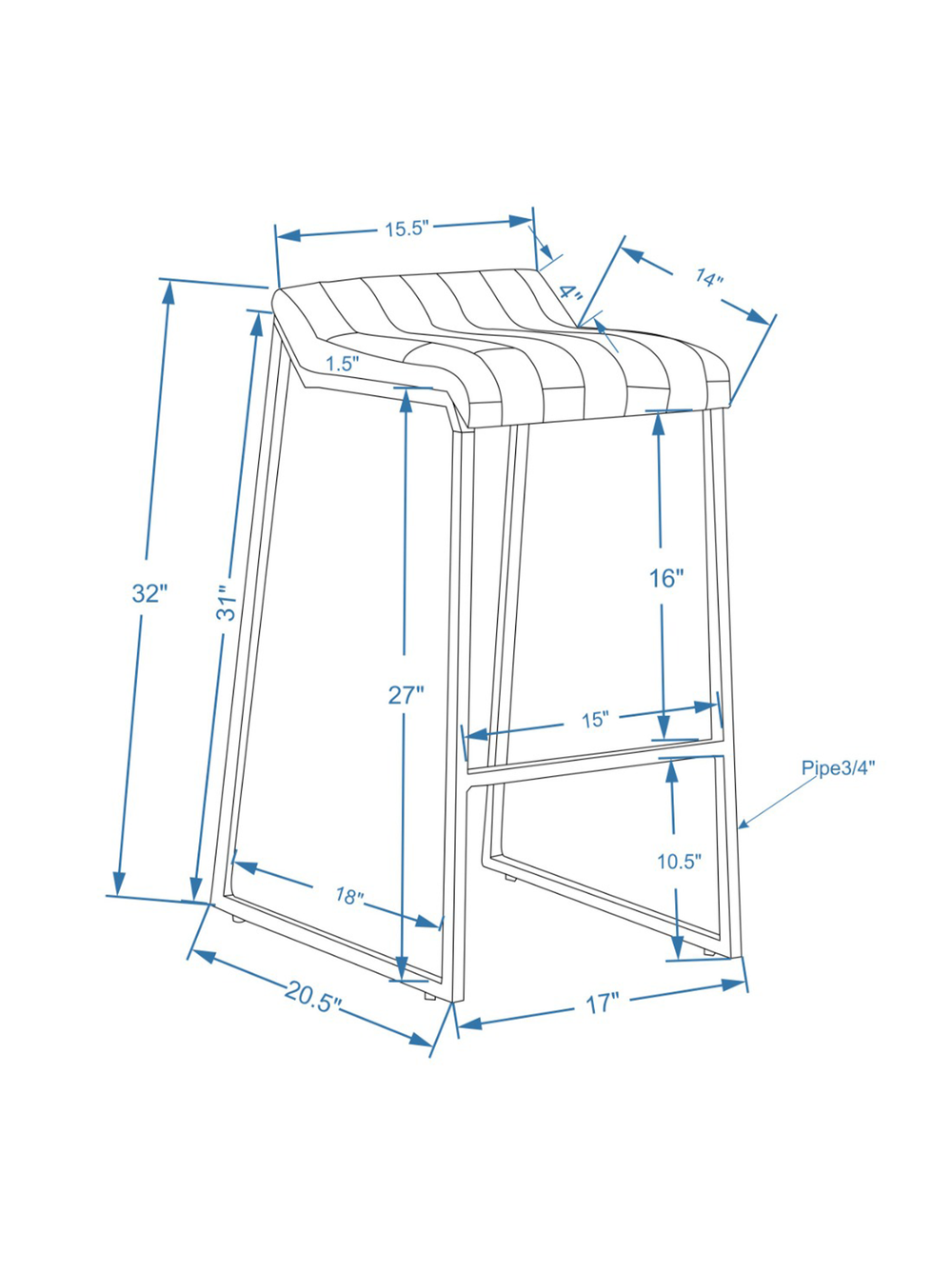 Vendara Counter Stool