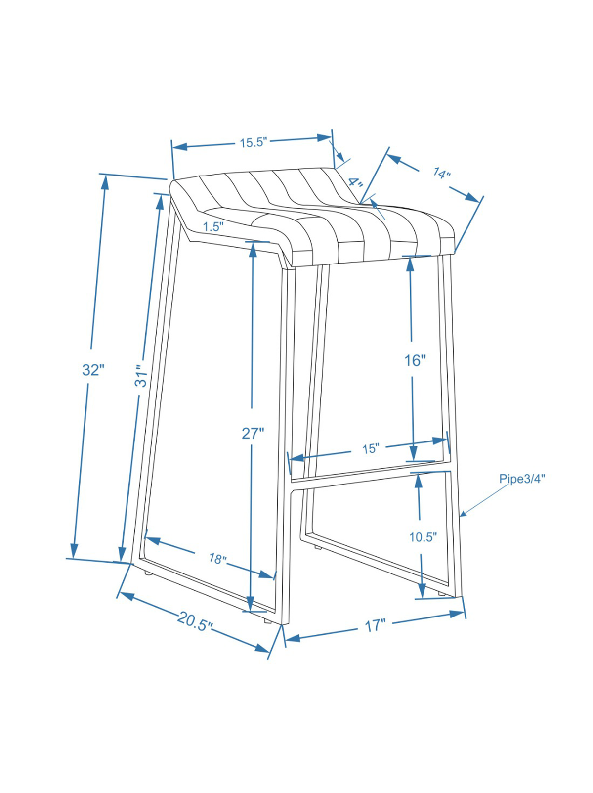 Vendara Counter Stool